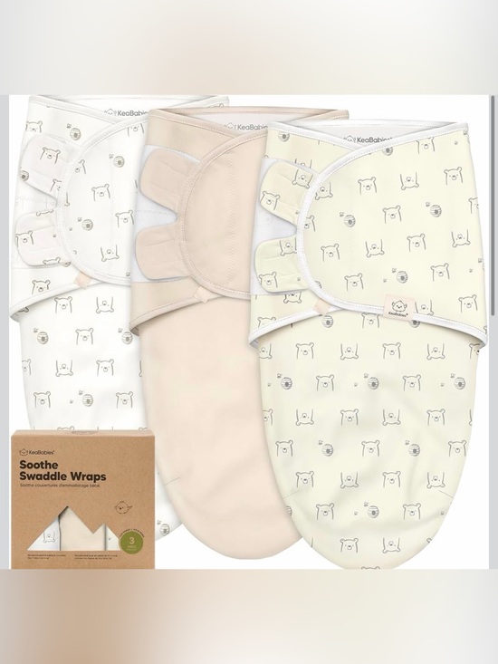 Keababies Other - Keababies 3-Pack Organic Baby Swaddle Sleep Sacks